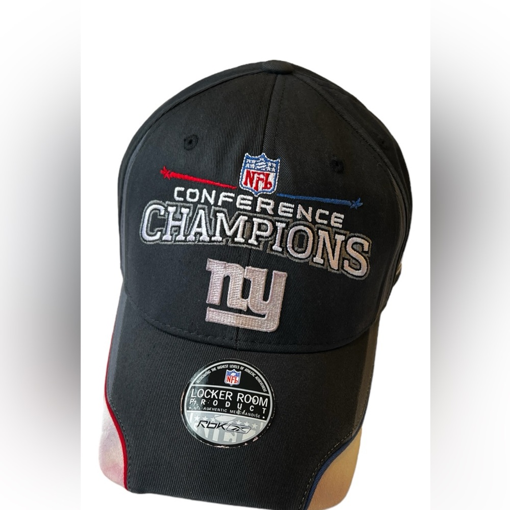 NFL Super Bowl XLII 2007 Conference Champ NY Giants New York Baseball Hat Cap
